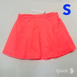 S - NWT Susana Monaco Orange Elastic-Waist A-Line Skirt